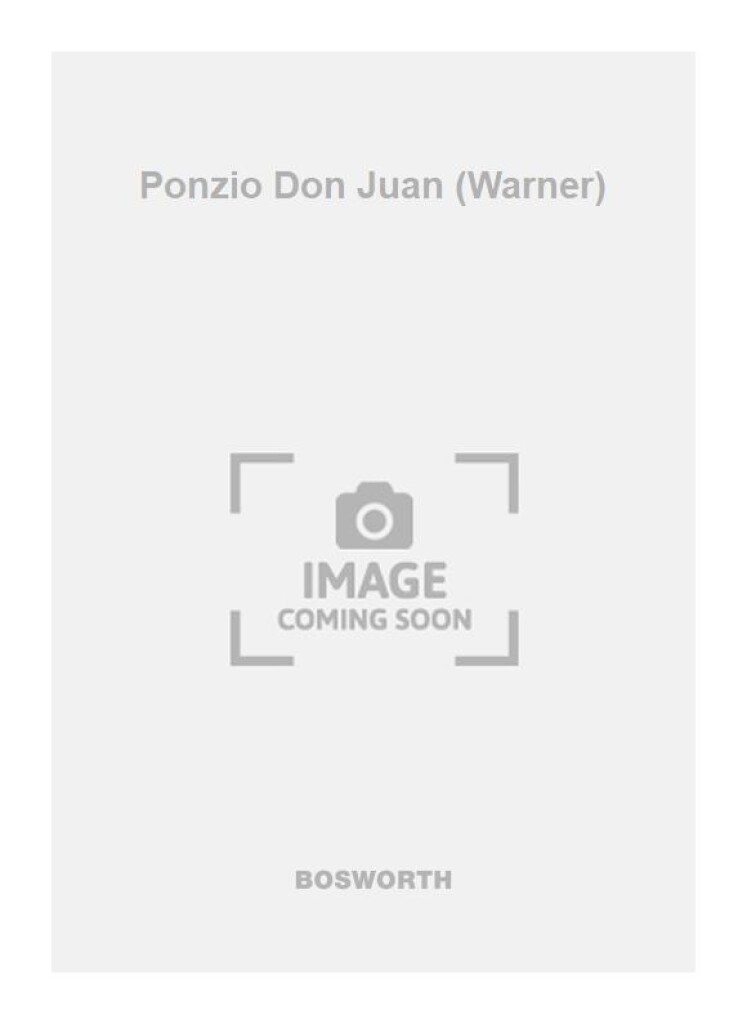Ponzio Don Juan (Warner)